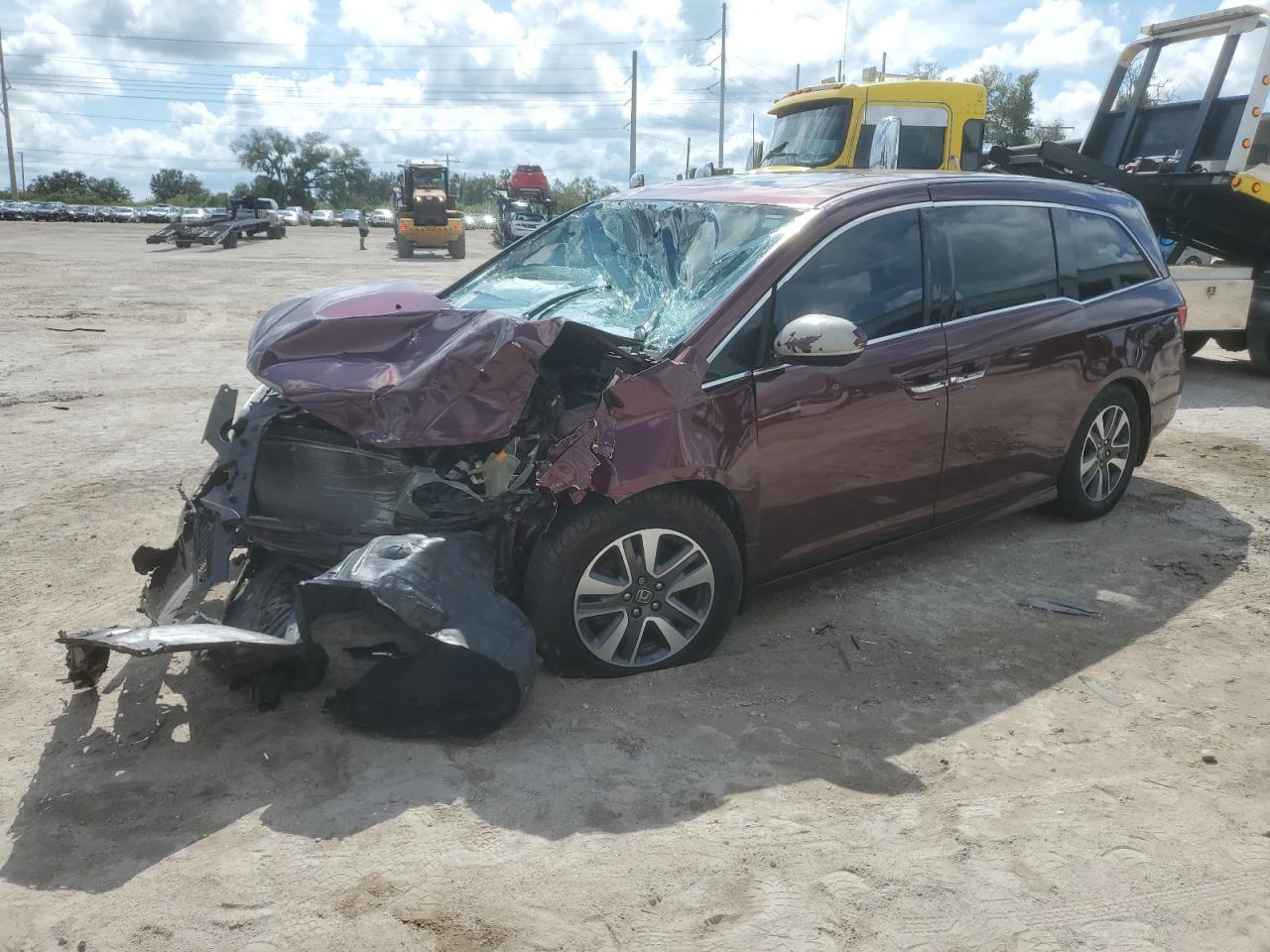 Lot #2989212764 2015 HONDA ODYSSEY TO