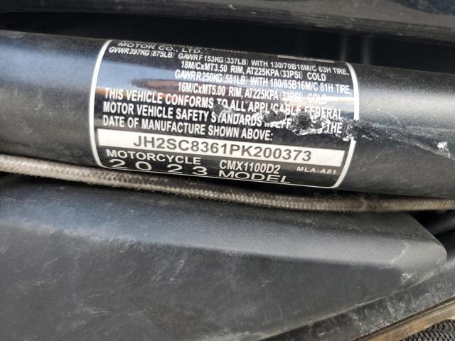 2023 HONDA CMX1100 T - JH2SC8361PK200373