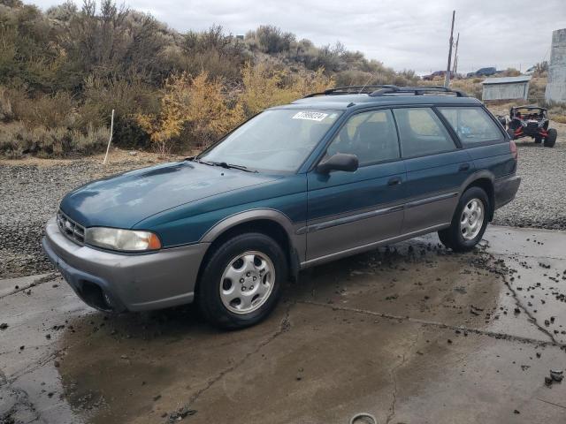 SUBARU LEGACY OUT 1996 green  gas 4S3BG685XT7984194 photo #1