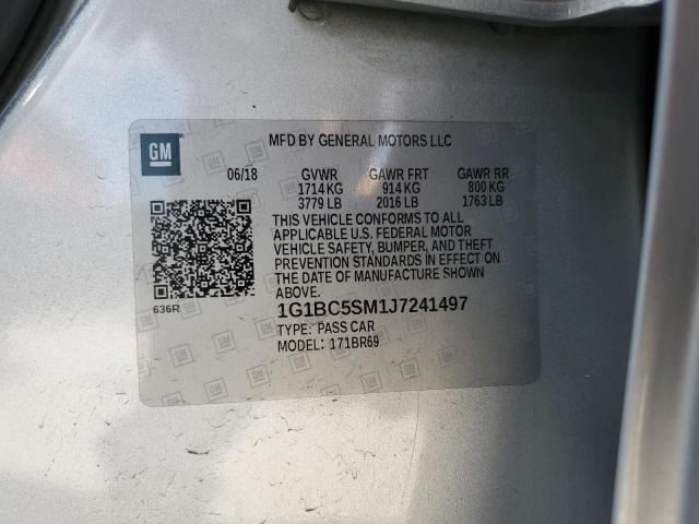 2018 CHEVROLET CRUZE LS - 1G1BC5SM1J7241497