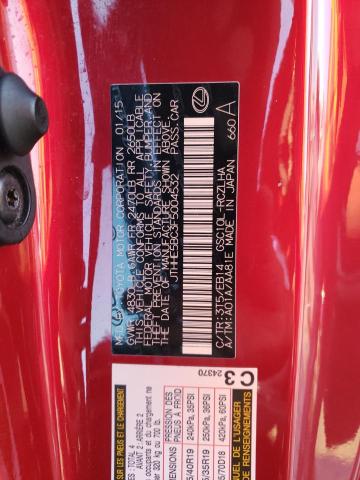 2015 LEXUS RC 350 - JTHHE5BC3F5004532