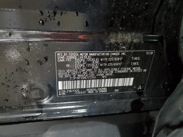 2021 TOYOTA RAV4 XLE - 2T3P1RFV0MC173345