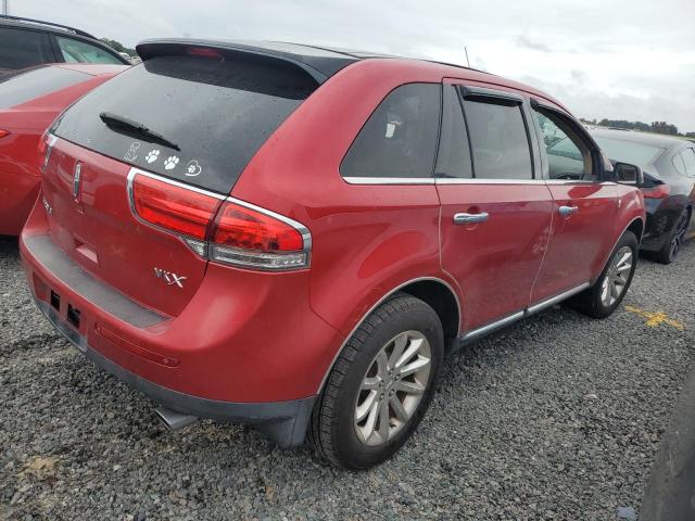 LINCOLN MKX 2012 red  gas 2LMDJ6JK9CBL09017 photo #4