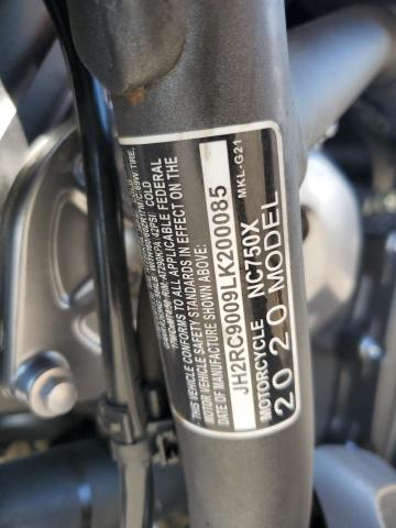 2020 HONDA NC750 X JH2RC9009LK200085
