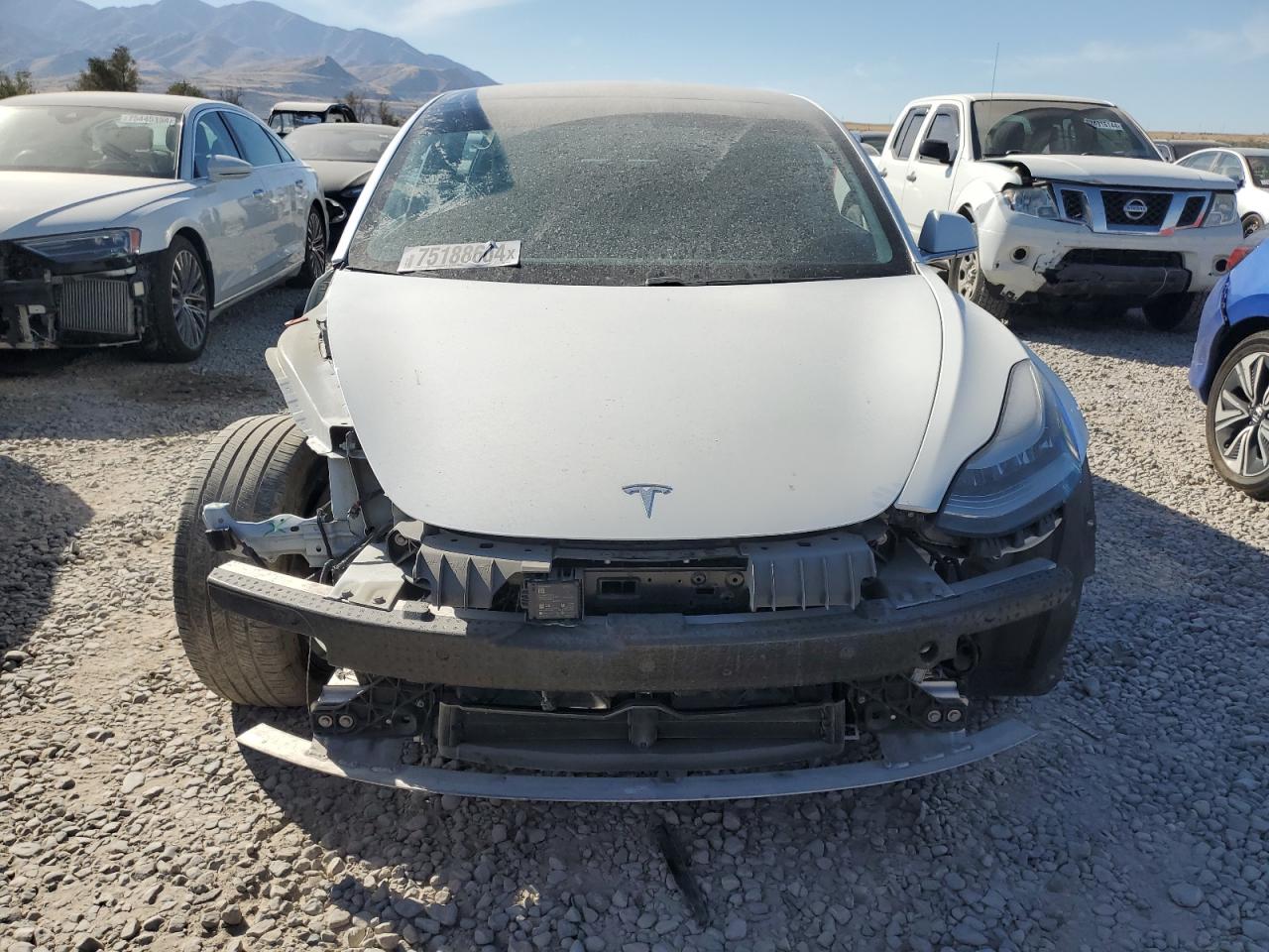 Lot #2962825134 2020 TESLA MODEL 3