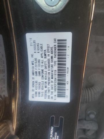 VIN 1HGCR2F52GA119708 2016 Honda Accord, Sport no.12