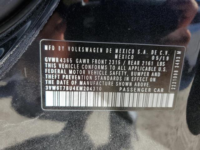 2019 VOLKSWAGEN JETTA GLI - 3VW6T7BU4KM204310