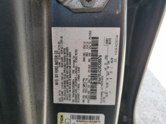 2018 FORD FUSION SE - 3FA6P0LU2JR208876