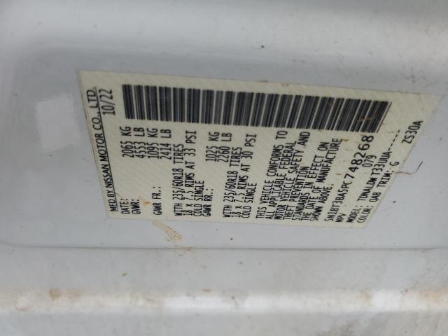 VIN 5N1BT3BA5PC748268 2023 Nissan Rogue, SV no.12