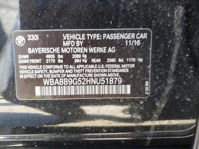 2017 BMW 330 I - WBA8B9G52HNU51879