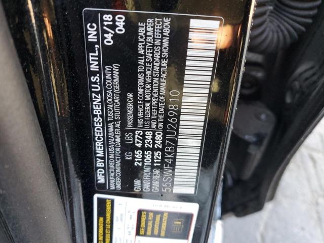2018 MERCEDES-BENZ C 300 4MAT - 55SWF4KB7JU269810