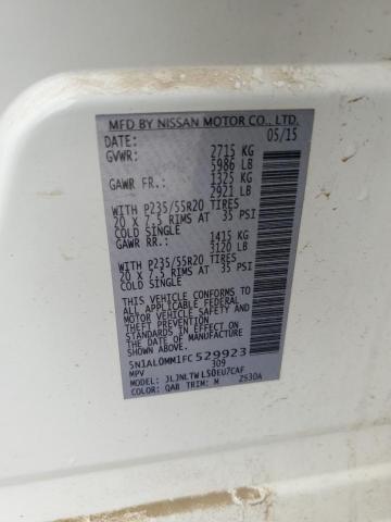 2015 INFINITI QX60 - 5N1AL0MM1FC529923