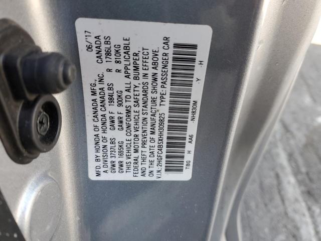 2017 HONDA CIVIC LX - 2HGFC4B5XHH309825