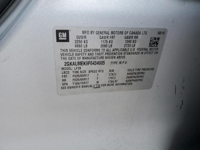 2015 GMC TERRAIN SL - 2GKALMEK9F6434905