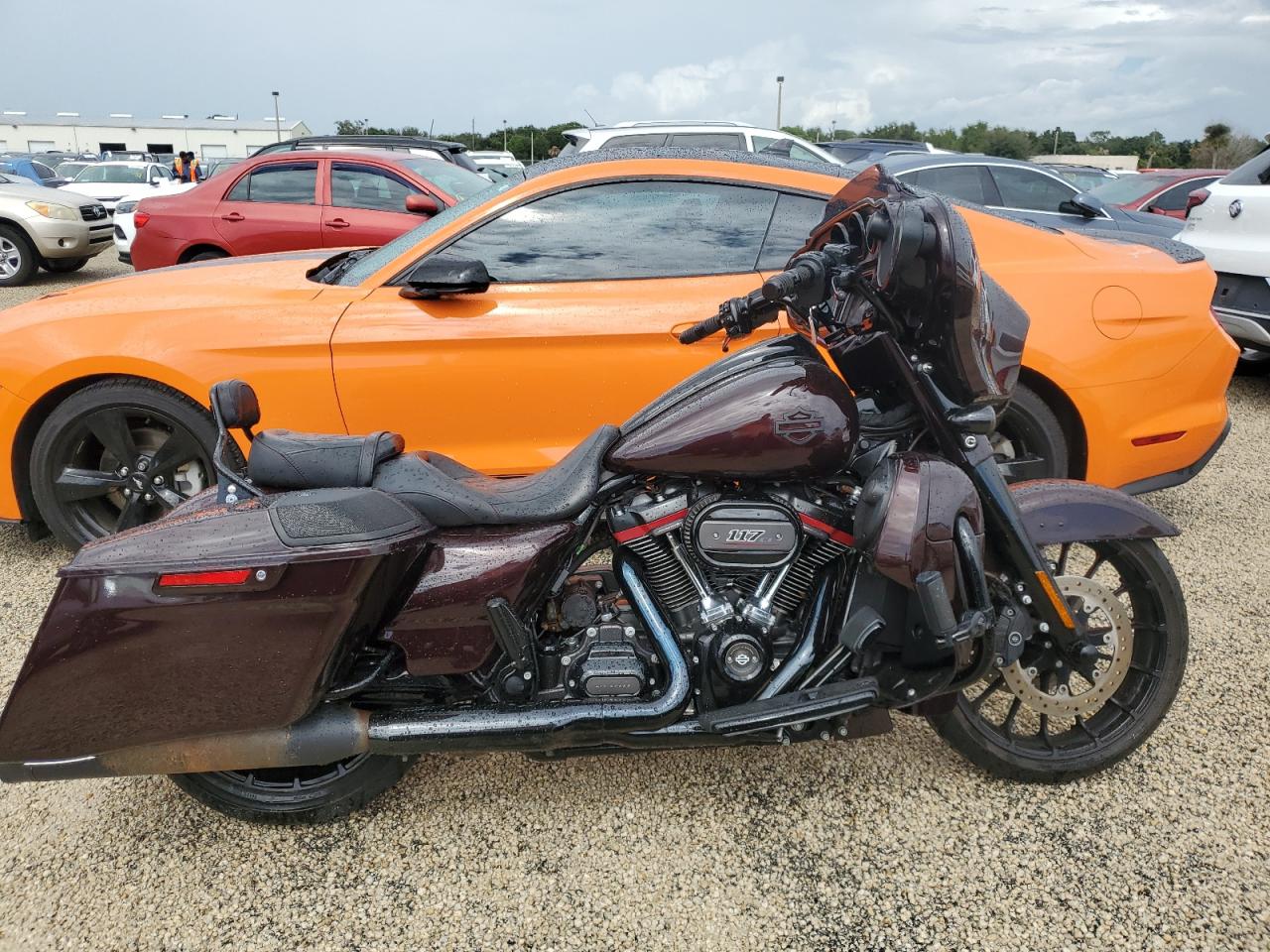 HARLEY-DAVIDSON FLHXSE 2019 maroon  gas 1HD1PXL18KB954210 photo #1