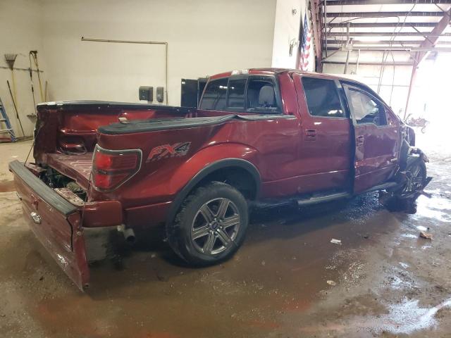 FORD F150 SUPER 2014 red  gas 1FTFW1ET0EKD57806 photo #4