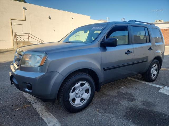 HONDA PILOT LX 2009 gray  gas 5FNYF48229B038181 photo #3