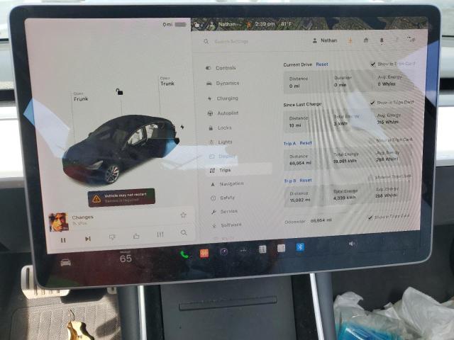 VIN 5YJ3E1EB8JF081850 2018 TESLA MODEL 3 no.9