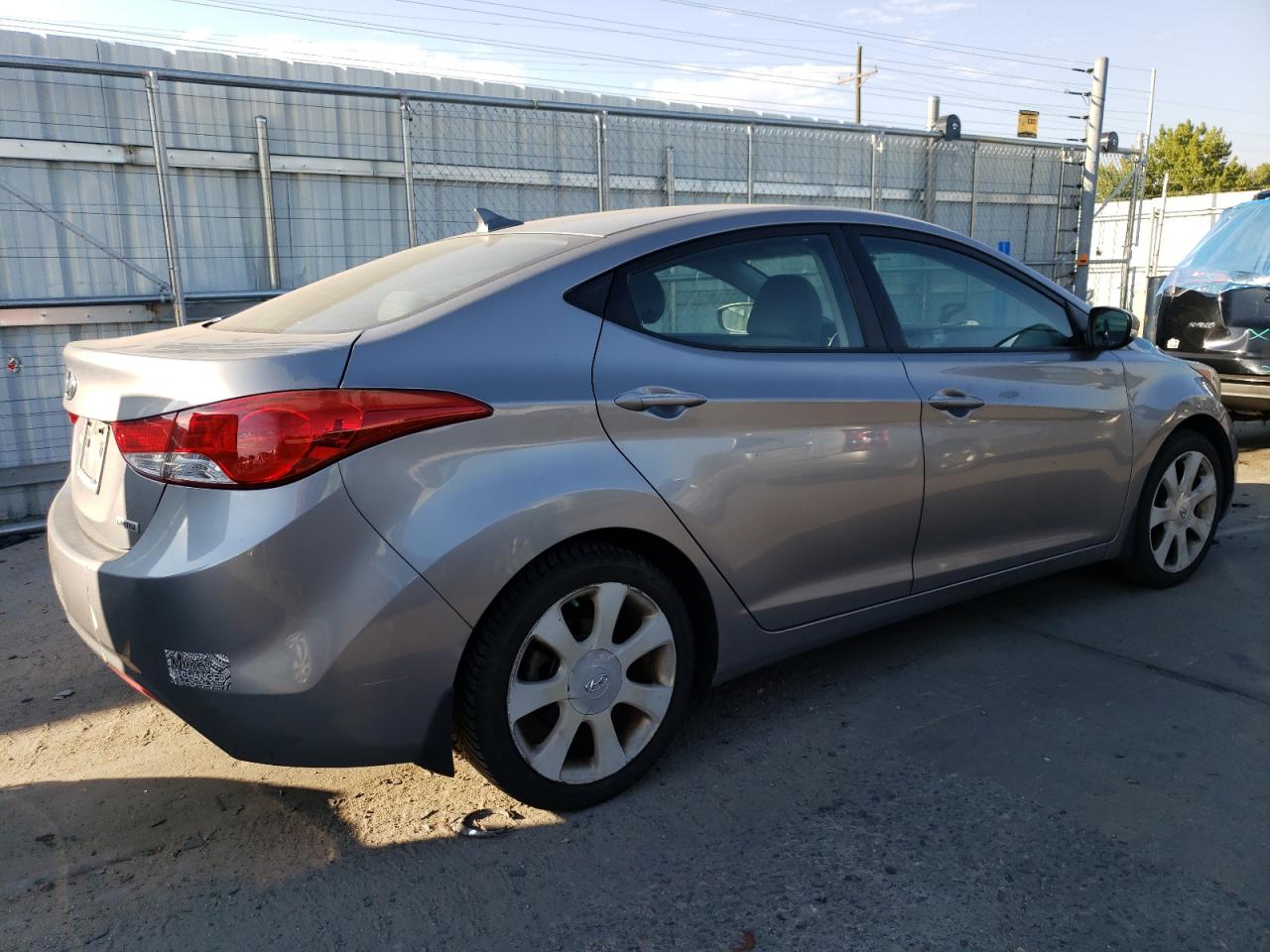 HYUNDAI ELANTRA GL 2013 silver  gas KMHDH4AE7DU692909 photo #4