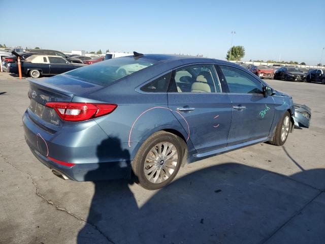 HYUNDAI SONATA SPO 2015 blue  gas 5NPE34AF4FH093611 photo #4