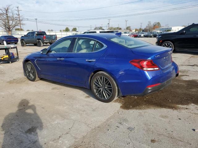 GENESIS G70 ADVANC 2019 blue  gas KMTG64LA5KU036272 photo #3