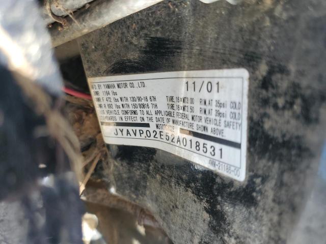 2002 YAMAHA XV1600 AS JYAVP02E52A018531