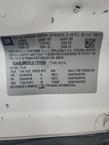2018 GMC TERRAIN SL - 3GKALMEX6JL137039