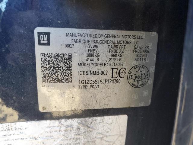 2018 CHEVROLET MALIBU LT - 1G1ZD5ST5JF124790