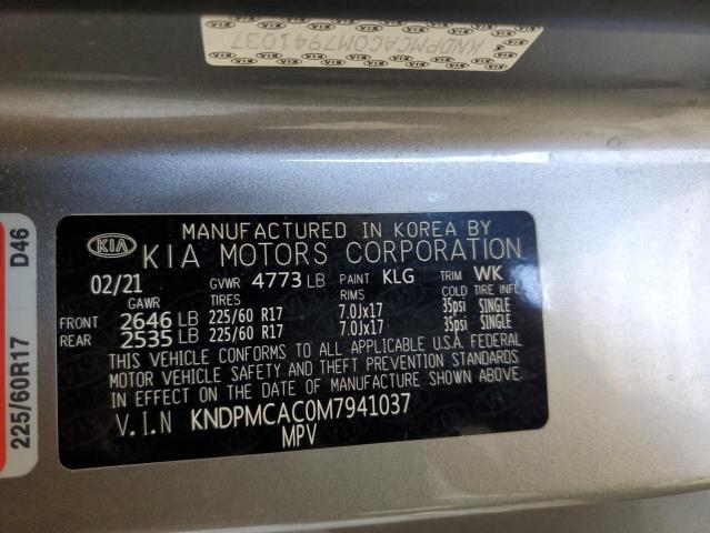 VIN KNDPMCAC0M7941037 2021 KIA Sportage, LX no.14