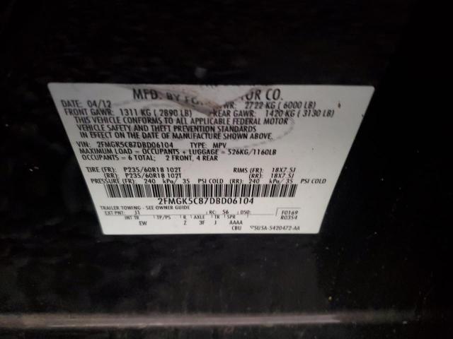 2013 FORD FLEX SEL #3292352318