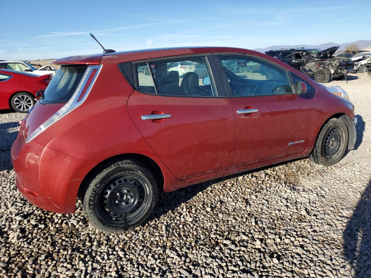 Lot #2943453139 2013 NISSAN LEAF S