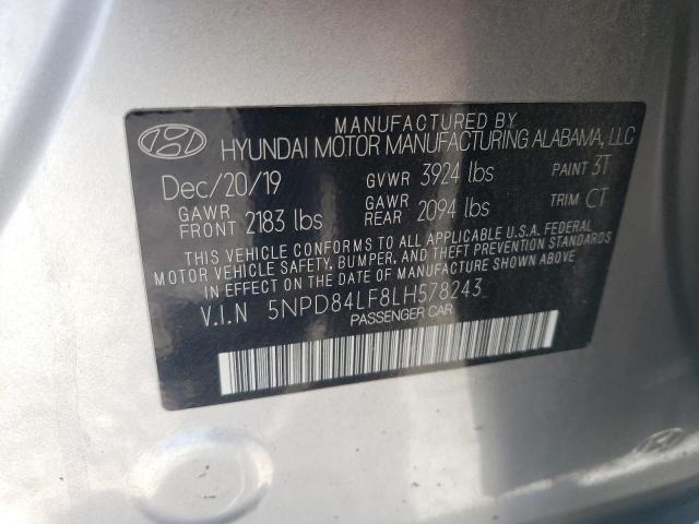 2020 HYUNDAI ELANTRA SE - 5NPD84LF8LH578243