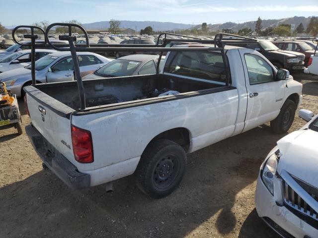 DODGE RAM 1500 S 2008 white pickup gas 1D7HU16NX8J182415 photo #4