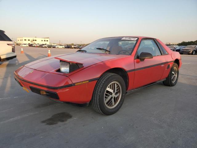 PONTIAC FIERO SE 1984 red  gas 1G2AF37R4EP209592 photo #1