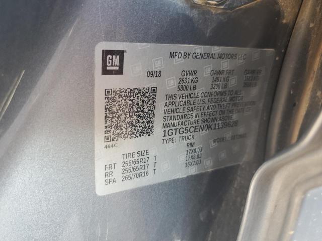 2019 GMC CANYON SLE - 1GTG5CEN0K1139628