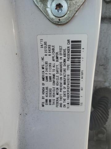 VIN 1HGCR3F82FA028016 2015 Honda Accord, Exl no.12