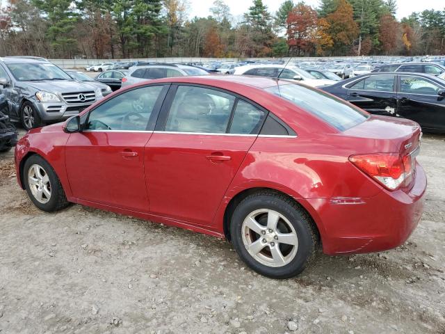 CHEVROLET CRUZE LT 2012 red sedan 4d gas 1G1PE5SC2C7107530 photo #3