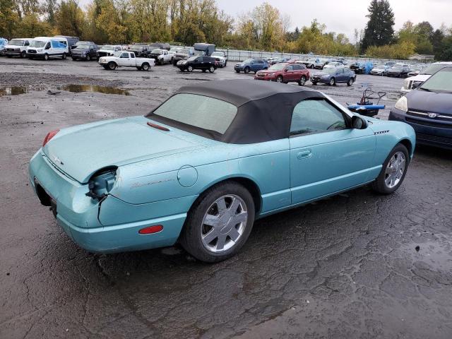 FORD THUNDERBIR 2002 turquoise  gas 1FAHP60A02Y121714 photo #4