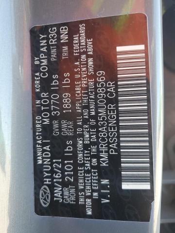 2021 HYUNDAI VENUE SEL - KMHRC8A35MU098569