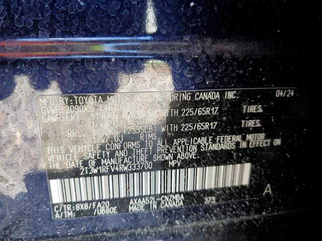 2024 TOYOTA RAV4 XLE - 2T3W1RFV4RW333700