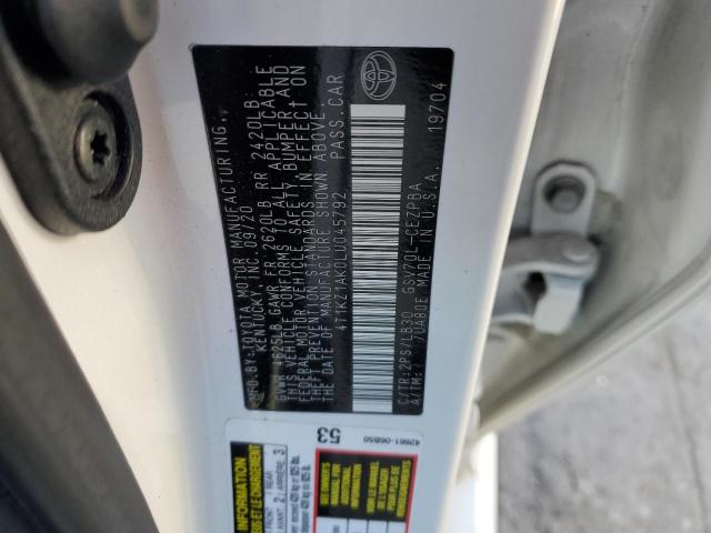 2020 TOYOTA CAMRY TRD - 4T1KZ1AK0LU045792