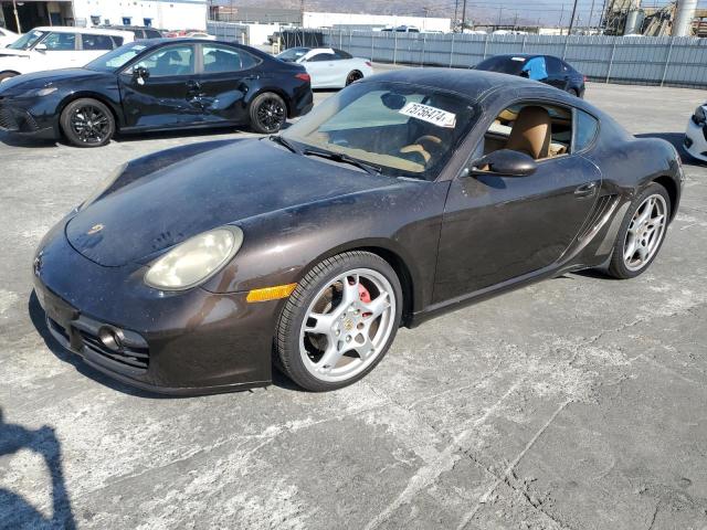 PORSCHE CAYMAN S 2008 black coupe gas WP0AB29878U782238 photo #1