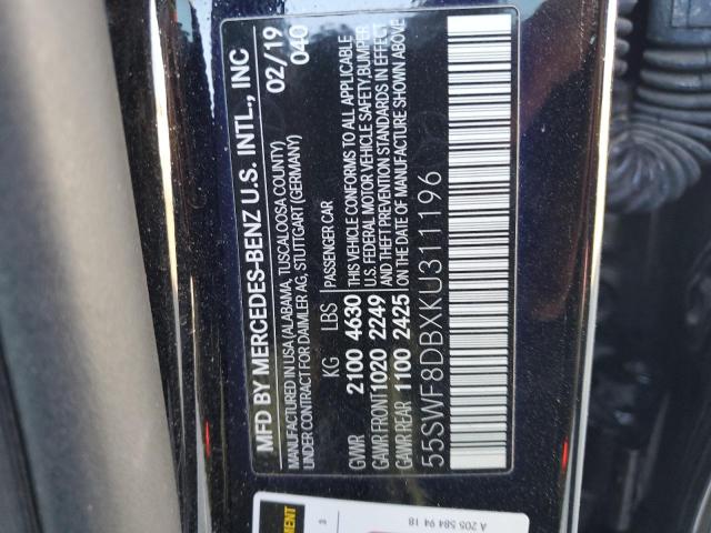 2019 MERCEDES-BENZ C 300 - 55SWF8DBXKU311196