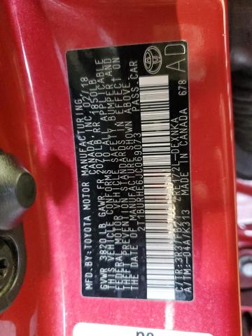 2018 TOYOTA COROLLA L - 2T1BURHE6JC069073