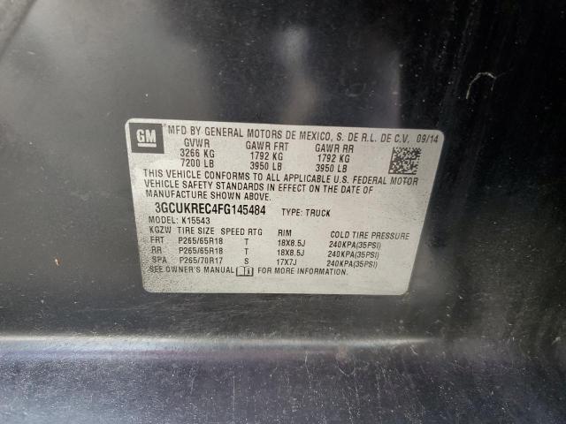 VIN 3GCUKREC4FG145484 2015 CHEVROLET ALL MODELS no.12