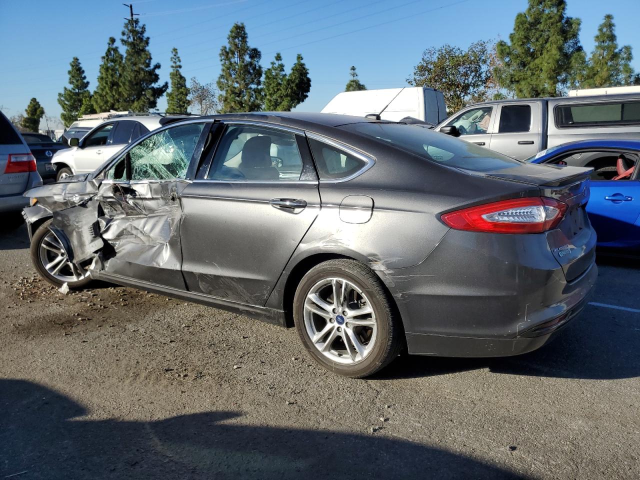 Lot #3034348085 2016 FORD FUSION TIT