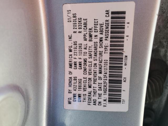 2015 HONDA ACCORD SPO - 1HGCR2F53FA107050