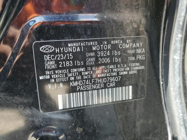 2017 HYUNDAI ELANTRA SE - KMHD74LF7HU079607