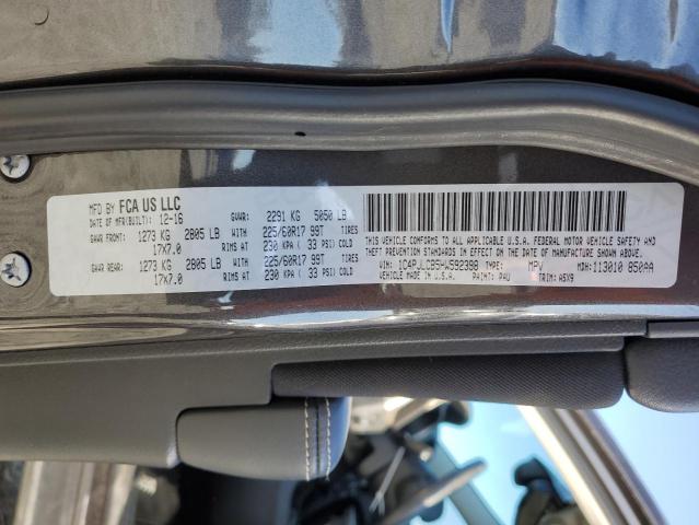 2017 JEEP CHEROKEE L - 1C4PJLCB5HW592398