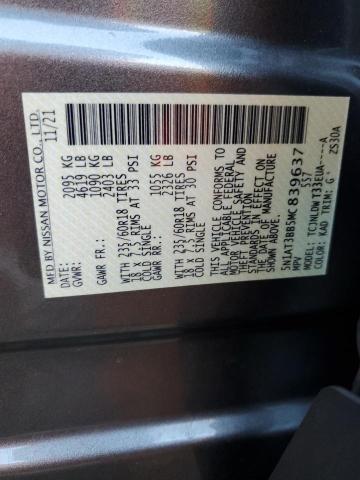 2021 NISSAN ROGUE SV - 5N1AT3BB5MC839637